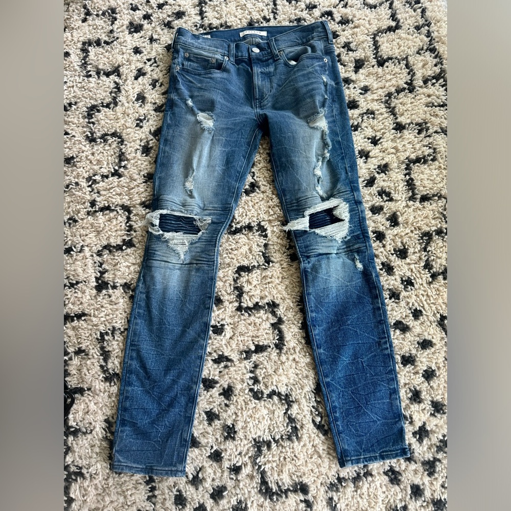 PACSUN STACKED SKINNY JEANS SIZE 28X30. Like new condition